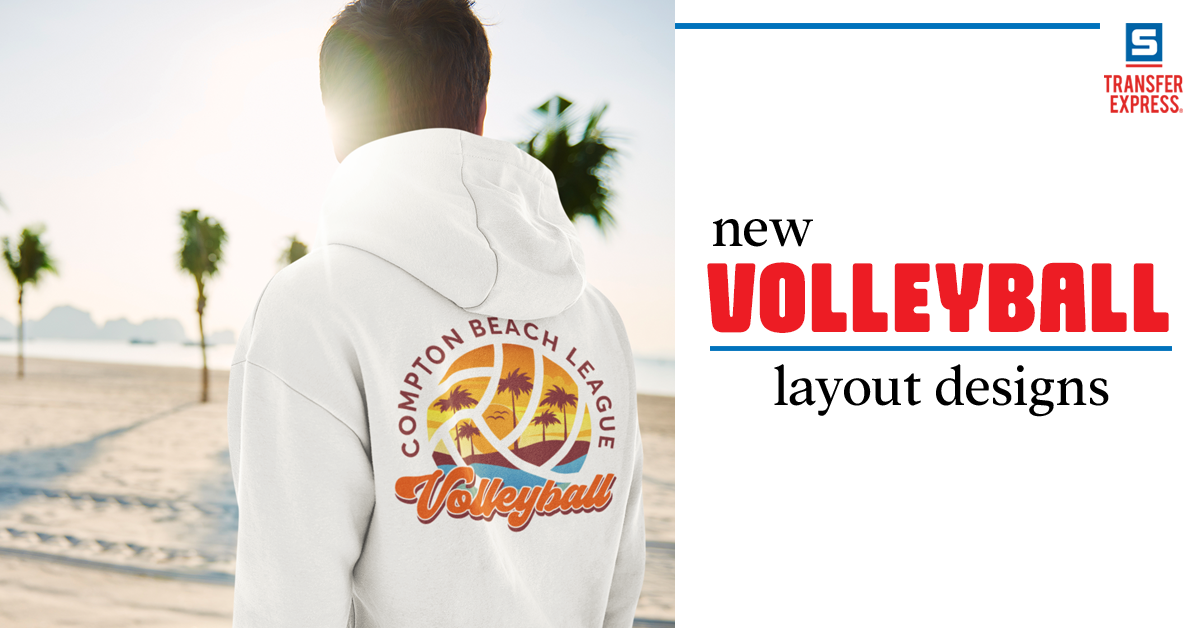 NEW Volleyball Designs for Spirit Wear, Apparel, and Uniforms in Easy