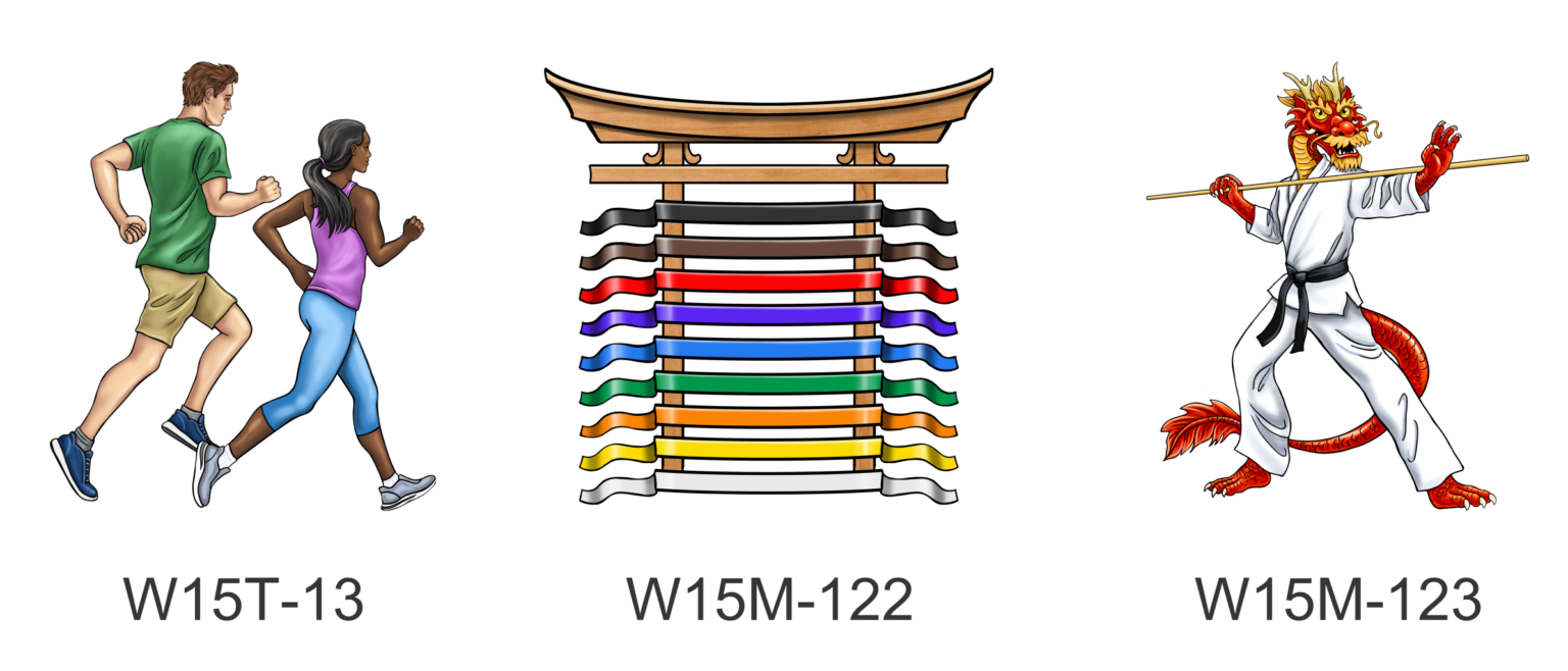 Let's Get Physical with ALL NEW Fitness & Martial Arts Designs