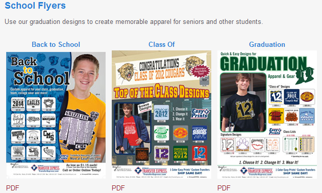 Pre-made, ready-to-use sales flyers