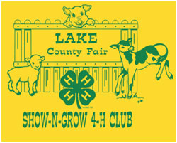 4-H logo on Custom T-Shirt