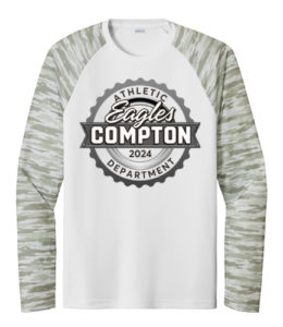  Athletic eagles Compton long sleeve tee.