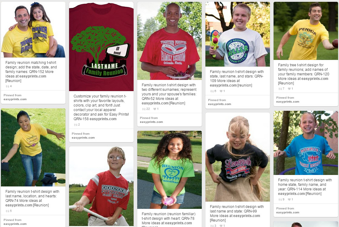 Family Reunion Design Ideas