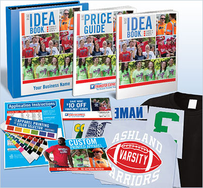 apparel decorating marketing kit