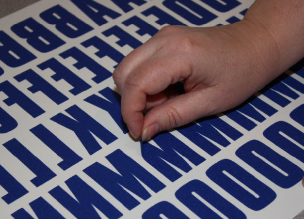 Personalize tshirts with names