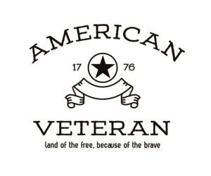 american veteran land of the free because of the brave design