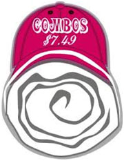 T-shirt and ball cap packaging