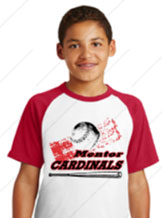 short sleeve baseball raglan shirt