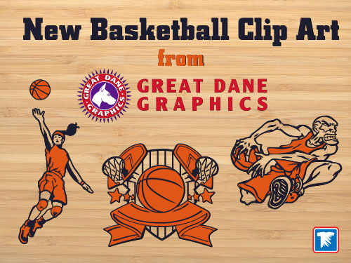 Great Dane Graphics Basketball Clip Art