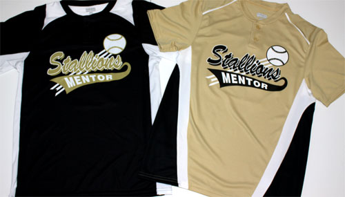 jersey fronts with a color change