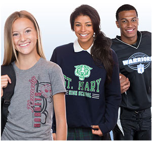 using custom screen printed transfers to print school apparel