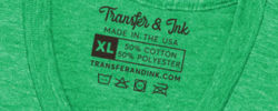 custom printed shirt tag