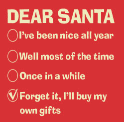 Dear Santa design