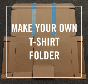 make your own t-shirt folder