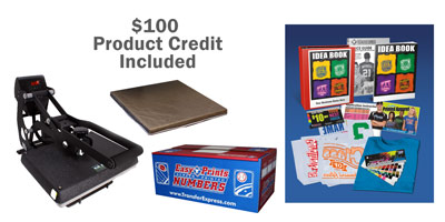 economy heat press starter package