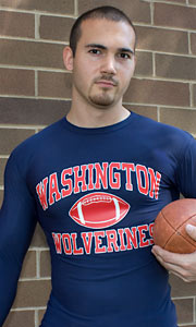 screen printed transfer for performance wear