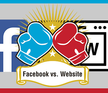 facebook vs website