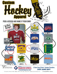 hockey apparel flyer