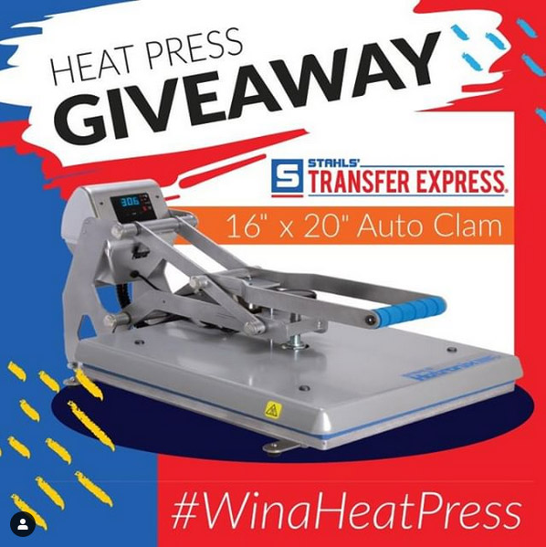 heat press giveaway