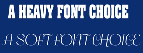 a soft font for a light screen printed transfer