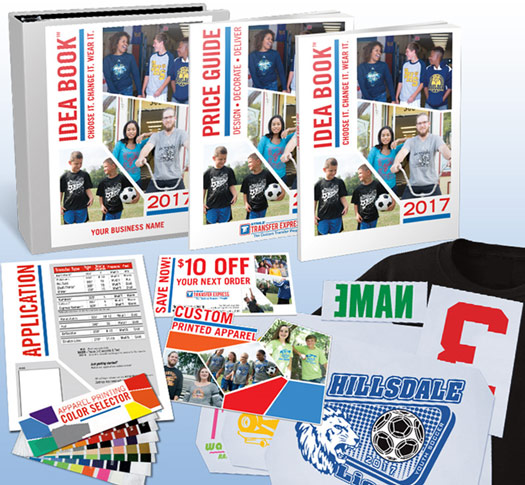 custom t-shirt marketing kit