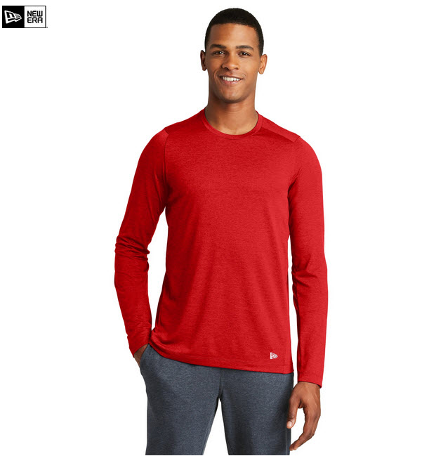 New Era® Series Performance Long Sleeve Crew Tee