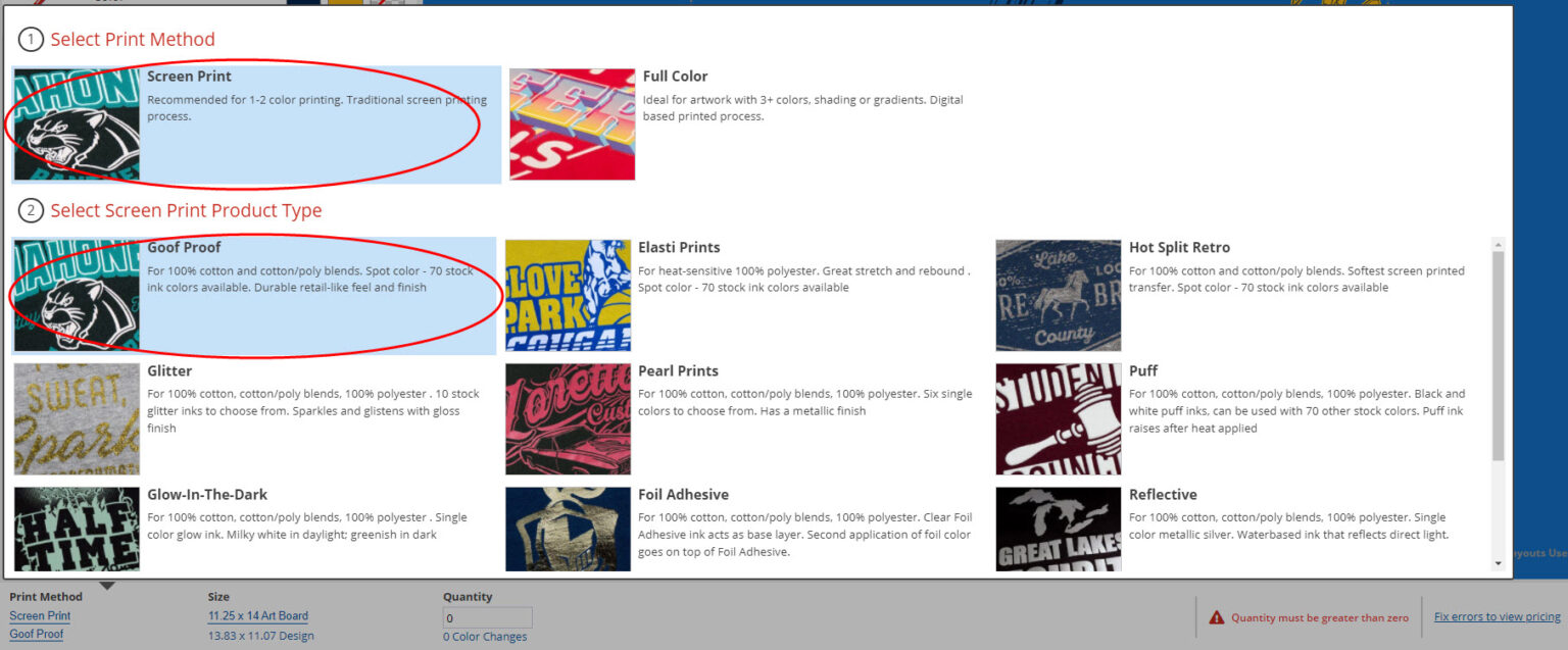 Use Easy View Online Designer to Create Custom Heat Transfer Designs