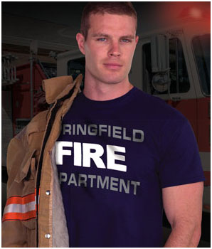 reflective transfers for fire department