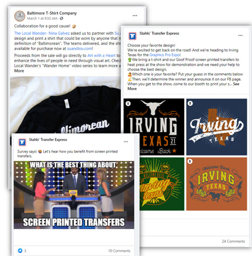 social media for your t-shirt business