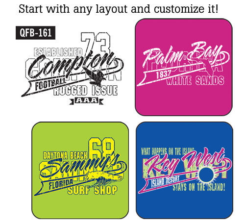 Choose any Easy Prints® layout and customize it