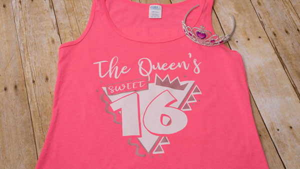 sweet 16 birthday shirt