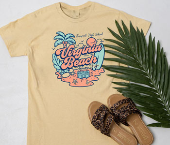 t-shirt mock up tool in Easy View designer