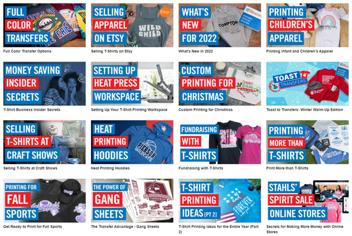 webinars for t-shirt business