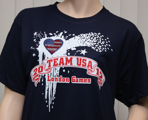 Custom Team USA shirts for the Summer Games