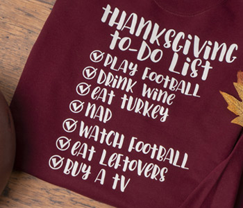 t-shirts for Thanksgiving
