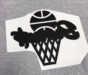 heat transfer with a black backing