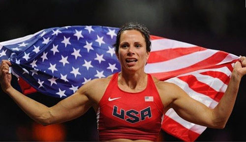 USA uniform with flag